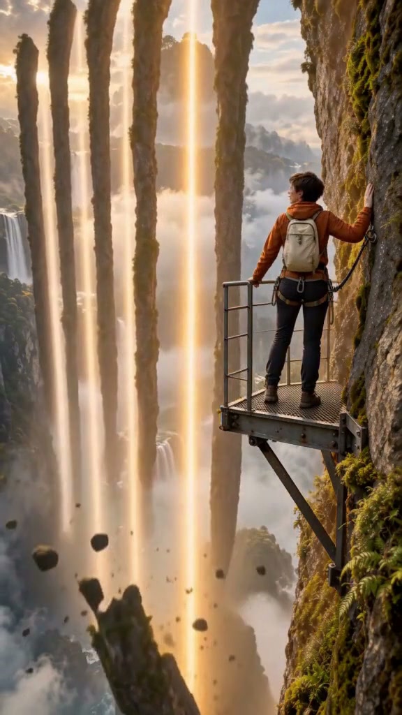 The gate above the clouds
